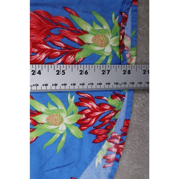 Cubavera Shirt Mens XL Floral Hawaiian Button Up Rayon Short Sleeve Summer Casua - Picture 5 of 7